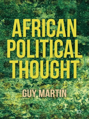 cover image of African Political Thought